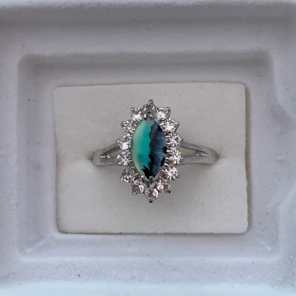 Abalone Shell Ring size 4.5